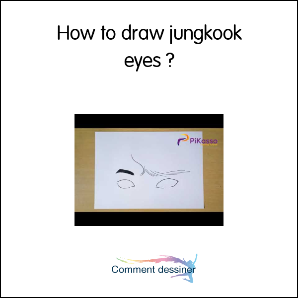 How to draw jungkook eyes